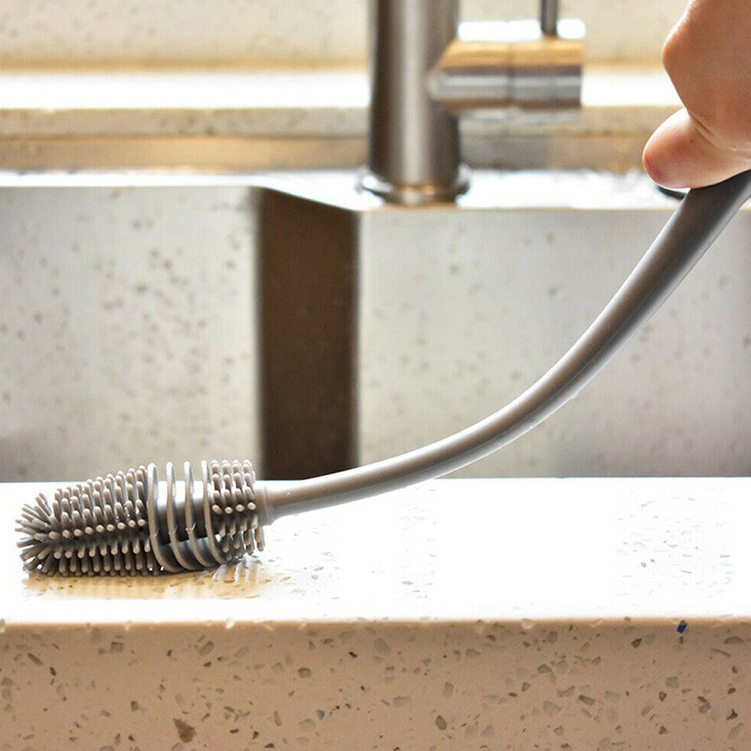 6151A Bottle Cleaning Brush usual fully types of household room for cooking food purposes for cleansing DeoDap 6151A Bottle Cleaning Brush usual fully types of household room for cooking food purposes for cleansing DeoDap